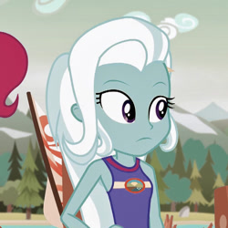 Size: 525x525 | Tagged: safe, derpibooru import, edit, edited screencap, screencap, trixie, equestria girls, legend of everfree, female, sleeveless, solo