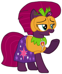 Size: 902x1065 | Tagged: safe, artist:徐詩珮, fizzlepop berrytwist, tempest shadow, pony, unicorn, series:sprglitemplight diary, series:sprglitemplight life jacket days, series:springshadowdrops diary, series:springshadowdrops life jacket days, alternate universe, base used, clothes, costume, cute, halloween, halloween costume, marshall (paw patrol), paw patrol, simple background, transparent background