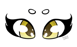 Size: 1280x785 | Tagged: safe, artist:thequietlittlefox, oc, oc:fleurbelle, eye, eyes, golden eyes, simple background, transparent background