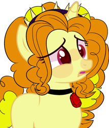 Size: 1280x1494 | Tagged: safe, artist:bublebee123, artist:icey-wicey-1517, color edit, edit, part of a set, adagio dazzle, pony, unicorn, collaboration, adoragio, base used, colored, cute, disturbed, equestria girls ponified, female, gem, headband, heart eyes, mare, missing cutie mark, open mouth, ponified, simple background, siren gem, solo, transparent background, wingding eyes