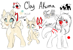 Size: 4899x3387 | Tagged: safe, artist:missclaypony, oc, oc:clay, fennec fox, fox, pony, absurd resolution, female, mare, reference sheet, simple background, solo, tongue out, transparent background