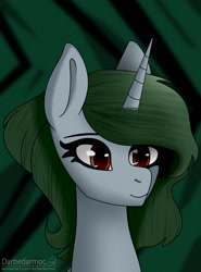 Size: 1080x1460 | Tagged: safe, artist:darbedarmoc, oc, oc:minerva, pony, unicorn, solo