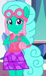 Size: 653x1080 | Tagged: safe, artist:徐詩珮, glitter drops, series:sprglitemplight diary, series:sprglitemplight life jacket days, series:springshadowdrops diary, series:springshadowdrops life jacket days, equestria girls, alternate universe, base used, clothes, cute, equestria girls-ified, paw patrol, ponied up, skye (paw patrol)