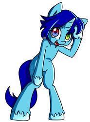 Size: 1500x2025 | Tagged: safe, artist:spheedc, derpibooru import, oc, oc only, oc:windows, oc:windows 8, semi-anthro, unicorn, digital art, female, mare, simple background, solo, transparent background