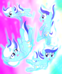 Size: 5000x6000 | Tagged: safe, artist:background basset, derpibooru exclusive, minuette, unicorn, clone, clones, wat