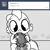 Size: 896x892 | Tagged: safe, artist:mamatwilightsparkle, maud pie, spike, dragon, unicorn, baby, baby spike, comic, cute, gem, mama twilight, mama twilight sparkle, monochrome, solo, spikabetes, tumblr, younger