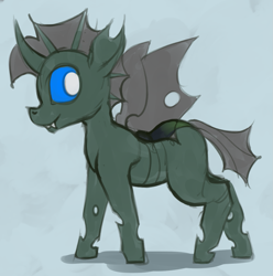 Size: 1217x1229 | Tagged: safe, artist:marsminer, derpibooru import, oc, changeling, solo