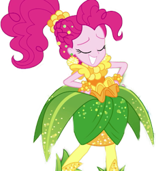 Size: 660x720 | Tagged: safe, artist:supersamyoshi, derpibooru import, edit, edited screencap, screencap, pinkie pie, better together, equestria girls, holidays unwrapped, background removed, cornucopia costumes, simple background, solo, transparent background