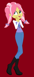 Size: 250x570 | Tagged: safe, artist:furrydiva, kettle corn, human, equestria girls, marks and recreation, base used, equestria girls-ified, kettlebetes, older, older kettle corn