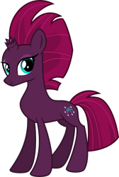 Size: 4000x5956 | Tagged: safe, artist:melisareb, fizzlepop berrytwist, tempest shadow, pony, unicorn, g4, my little pony: the movie, .svg available, absurd resolution, female, inkscape, looking at you, mare, show accurate, simple background, solo, tempest's cutie mark, transparent background, vector