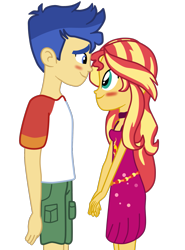 Size: 1483x2008 | Tagged: safe, artist:gmaplay, derpibooru import, flash sentry, sunset shimmer, equestria girls, spring breakdown, female, flashimmer, male, shipping, simple background, straight, transparent background, vector