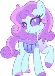 Size: 1590x2224 | Tagged: safe, artist:kurosawakuro, artist:lazuli, oc, oc only, changepony, hybrid, base used, female, offspring, parent:pharynx, parent:rarity, simple background, solo, transparent background