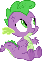 Size: 4148x6001 | Tagged: safe, artist:memnoch, spike, dragon, simple background, solo, transparent background, vector, winged spike