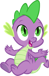 Size: 3869x5933 | Tagged: safe, artist:memnoch, spike, dragon, simple background, solo, transparent background, vector