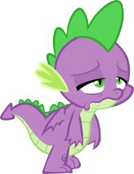 Size: 4617x6001 | Tagged: safe, artist:memnoch, spike, dragon, simple background, solo, transparent background, vector, winged spike