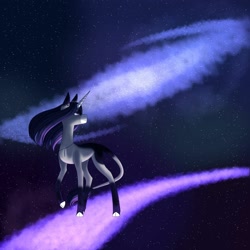 Size: 1920x1920 | Tagged: safe, artist:moonwolf96, oc, oc only, oc:stellar dusk, pony, unicorn, female, mare, solo, space