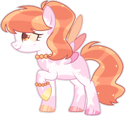 Size: 2390x2195 | Tagged: safe, artist:kurosawakuro, pegasus, pony, base used, colored pupils, female, mare, offspring, parent:pipsqueak, parent:toola roola, simple background, solo, transparent background