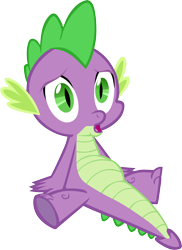 Size: 4378x6001 | Tagged: safe, artist:memnoch, spike, dragon, simple background, solo, transparent background, vector