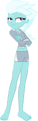 Size: 570x1799 | Tagged: safe, alternate version, artist:grapefruitface1, fleetfoot, equestria girls, barefoot, belly button, equestria girls-ified, feet, midriff, simple background, solo, transparent background, vector