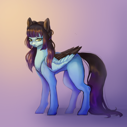 Size: 1000x1000 | Tagged: safe, artist:second-can, oc, oc:despy, pegasus, pony, female, mare, solo