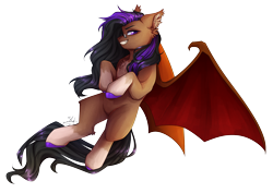 Size: 2676x1896 | Tagged: safe, artist:cloud-drawings, oc, oc:sanii, bat pony, pony, female, glasses, mare, simple background, solo, transparent background