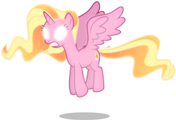 Size: 4000x2740 | Tagged: safe, artist:orin331, luster dawn, alicorn, pony, alicornified, female, glowing eyes, high res, lustercorn, mare, race swap, show accurate, simple background, solo, transparent background, vector