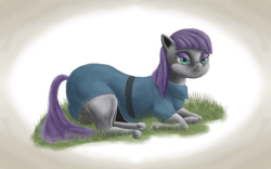 Size: 3360x2100 | Tagged: safe, artist:faeth, maud pie, earth pony, pony, clothes, dress, female, lying down, mare, solo