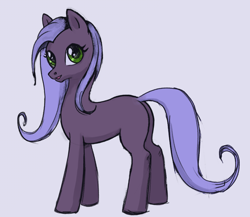 Size: 1144x993 | Tagged: safe, artist:sinvelia, oc, earth pony, pony, colored sketch, earth pony oc, female, sketch, solo