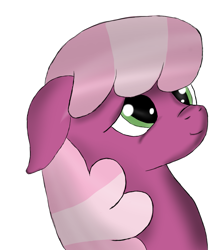 Size: 1053x1200 | Tagged: safe, artist:crescentpony, cheerilee, earth pony, pony, bust, female, mare, simple background, smiling, solo, white background