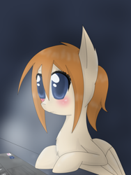 Size: 1536x2048 | Tagged: safe, artist:askponybrandenburg, pegasus, pony, blushing, brandenburg, bust, female, hetalia, mare, ponified, solo