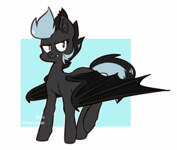 Size: 1200x1016 | Tagged: safe, artist:beantoebean, artist:spetu, oc, oc only, bat pony, pony, bat pony oc, bat wings, solo, wings