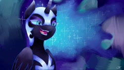 Size: 1280x720 | Tagged: safe, artist:machinestigma, nightmare moon, alicorn, pony, the cutie re-mark, alternate timeline, beautiful, female, mare, nightmare takeover timeline, scene interpretation, solo