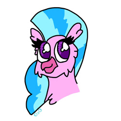 Size: 992x992 | Tagged: safe, artist:horseinduceddelirium, artist:nightwalkerwof, silverstream, cute, diastreamies, female, simple background, solo