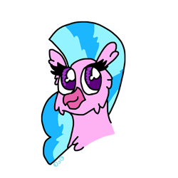 Size: 992x992 | Tagged: safe, artist:horseinduceddelirium, artist:nightwalkerwof, edit, silverstream, cute, diastreamies, female, simple background, solo, transparent background