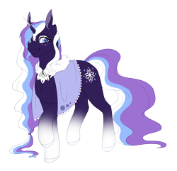 Size: 1960x1893 | Tagged: safe, artist:lady--banshee, oc, oc only, oc:frosty lavender, pony, unicorn, 2d, art, cute, purple, simple background, solo, transparent background