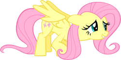 Size: 3000x1505 | Tagged: safe, artist:404compliant, derpibooru import, fluttershy, pegasus, pony, sonic rainboom (episode), high res, simple background, solo, transparent background, vector