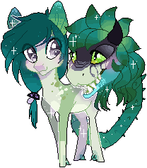 Size: 208x237 | Tagged: safe, artist:unknown-artist99, oc, oc only, monster pony, original species, plant pony, augmented tail, cow plant pony, horns, open mouth, pixel art, plant, sharp teeth, simple background, smiling, teeth, thorns, transparent background