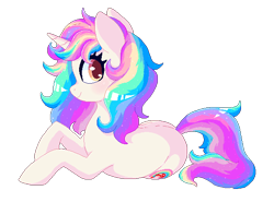 Size: 582x430 | Tagged: safe, artist:glitterring, oc, pony, unicorn, eyeliner, horn, makeup, pixel art, prone, simple background, solo, transparent background, unicorn oc