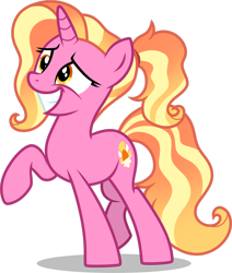 Size: 1280x1507 | Tagged: safe, artist:helenosprime, luster dawn, pony, cute, lusterbetes, simple background, solo, transparent background, vector