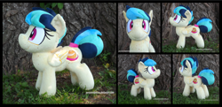 Size: 3630x1754 | Tagged: safe, artist:peruserofpieces, oc, oc:apogee, pegasus, cute, female, freckles, happy, looking at you, mare, plushie, smiling, tail band, tree