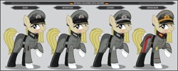 Size: 1280x512 | Tagged: safe, artist:brony-works, earth pony, pony, clothes, cold war, east germany, female, mare, solo, uniform, volksarmee