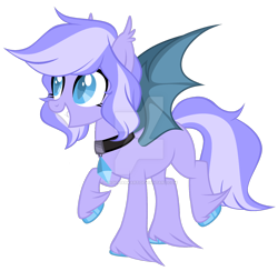 Size: 1280x1247 | Tagged: safe, artist:magicdarkart, oc, bat pony, pony, deviantart watermark, female, mare, obtrusive watermark, simple background, solo, transparent background, watermark