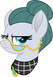 Size: 1039x1500 | Tagged: safe, artist:cloudyglow, cloudy quartz, earth pony, pony, bust, female, glasses, looking at you, mare, movie accurate, simple background, solo, transparent background, unamused