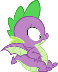 Size: 4774x5894 | Tagged: safe, artist:memnoch, spike, dragon, simple background, solo, transparent background, vector