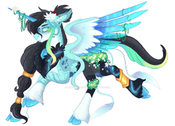 Size: 1920x1388 | Tagged: safe, artist:nightingalewolfie, oc, alicorn, original species, pony, deviantart watermark, male, obtrusive watermark, simple background, solo, stallion, transparent background, watermark