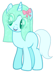 Size: 1693x2293 | Tagged: safe, artist:poppyglowest, artist:taffyufo, oc, oc only, oc:mint swirl, pony, unicorn, base used, female, mare, simple background, solo, transparent background