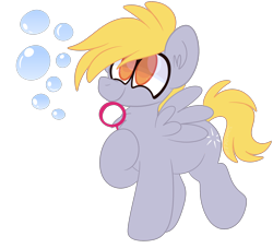 Size: 2200x2000 | Tagged: safe, artist:saveraedae, crackle pop, pegasus, bubble, bubble wand, colt, cracklebetes, cute, male, simple background, smiling, solo, transparent background