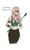 Size: 382x640 | Tagged: safe, artist:demdoodles, derpibooru import, fluttershy, human, the cutie re-mark, alternate timeline, belly button, braid, chrysalis resistance timeline, female, humanized, midriff, simple background, solo, spear, tribal marking, tribalshy, weapon, white background