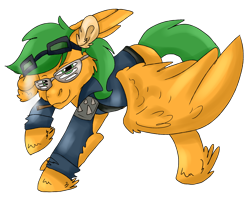 Size: 2500x2000 | Tagged: safe, artist:euspuche, oc, oc:atom smasher, pegasus, fallout equestria, fallout equestria: duck and cover, cigarette, clothes, fanfic art, looking at you, pose, simple background, transparent background