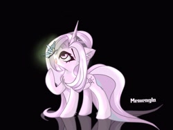 Size: 1600x1200 | Tagged: safe, artist:memengla, oc, oc only, oc:memengla, pony, unicorn, ear fluff, female, younger